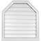 Ekena Millwork Octagonal Top Surface Mount PVC Gable Vent w/ 2"W x 2"P Brickmould Sill Frame, 26"W x 28"H GVPOT26X2803SF - alternate 1